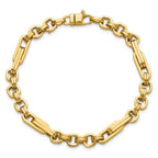 Leslie's 14K Polished Fancy Link Bracelet - Image 4