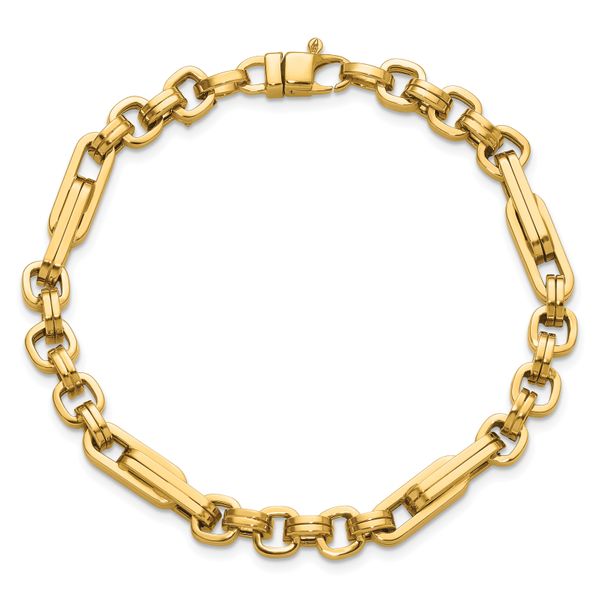 Leslie's 14K Polished Fancy Link Bracelet - Image 4