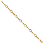 Leslie's 14K Polished Fancy Link Bracelet - Image 2
