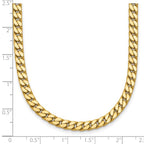 Leslie's 14K Polished Fancy Curb Link Necklace - Image 5