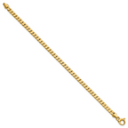 Leslie's 14K Polished Fancy Curb Link Bracelet - Image 2