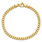 Leslie's 14K Polished Fancy Curb Link Bracelet - Image 4