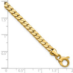 Leslie's 14K Polished Fancy Curb Link Bracelet - Image 5
