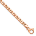 Leslie's 14K Rose Gold Polished Fancy Curb Link Bracelet