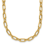Leslie's 14K Polished and Twisted Fancy Toggle Necklace