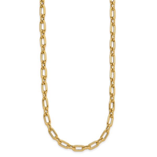 Leslie's 14K Polished and Twisted Fancy Toggle Necklace - Image 2
