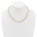 Leslie's 14K Polished and Twisted Fancy Toggle Necklace - Image 3