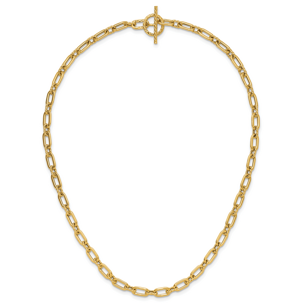 Leslie's 14K Polished and Twisted Fancy Toggle Necklace - Image 4