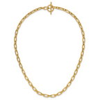 Leslie's 14K Polished and Twisted Fancy Toggle Necklace - Image 4
