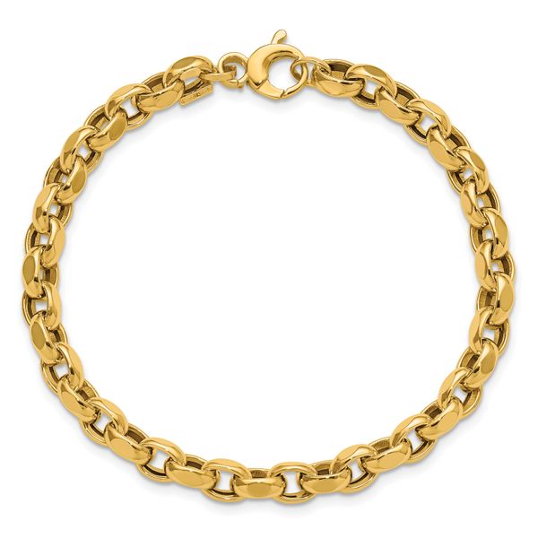 Leslie's 14K Polished Fancy Link Bracelet - Image 4