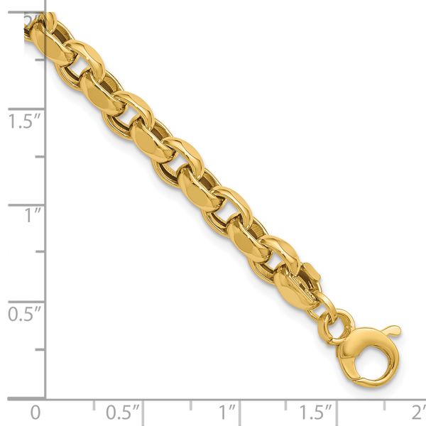 Leslie's 14K Polished Fancy Link Bracelet - Image 5