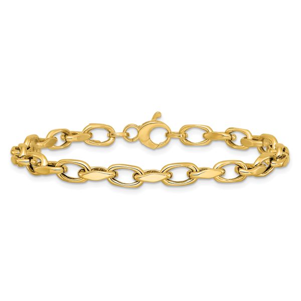 Leslie's 14K Polished Fancy Link Bracelet - Image 3