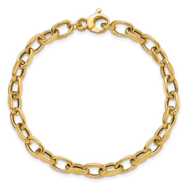 Leslie's 14K Polished Fancy Link Bracelet - Image 4