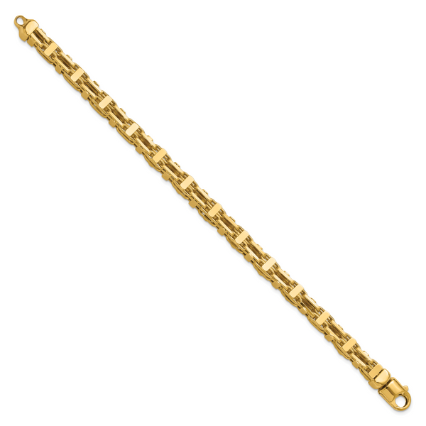Leslie's 14K Polished Fancy Link Men's Bracelet - Image 2