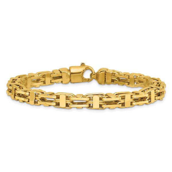 Leslie's 14K Polished Fancy Link Men's Bracelet - Image 3