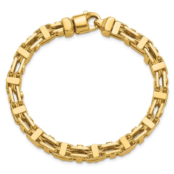 Leslie's 14K Polished Fancy Link Men's Bracelet - Image 4