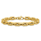 Leslie's 14K Polished Fancy Link Men's Bracelet - Image 3