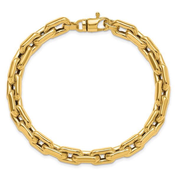 Leslie's 14K Polished Fancy Link Men's Bracelet - Image 4