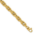 Leslie's 14K Polished Fancy Link Men's Bracelet
