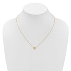 Leslie's 14K Polished 4-Leaf Clover w/2in ext. Necklace - Image 3