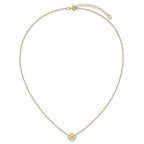 Leslie's 14K Polished 4-Leaf Clover w/2in ext. Necklace - Image 4