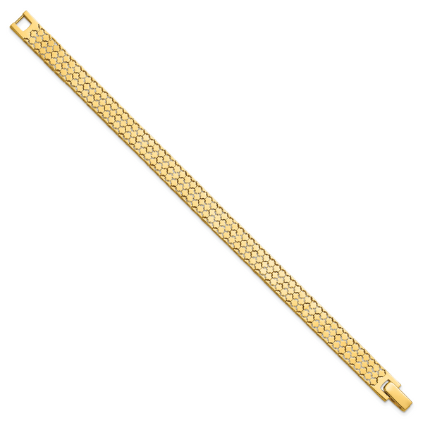 Leslie's 14K Polished Fancy Bracelet - Image 2