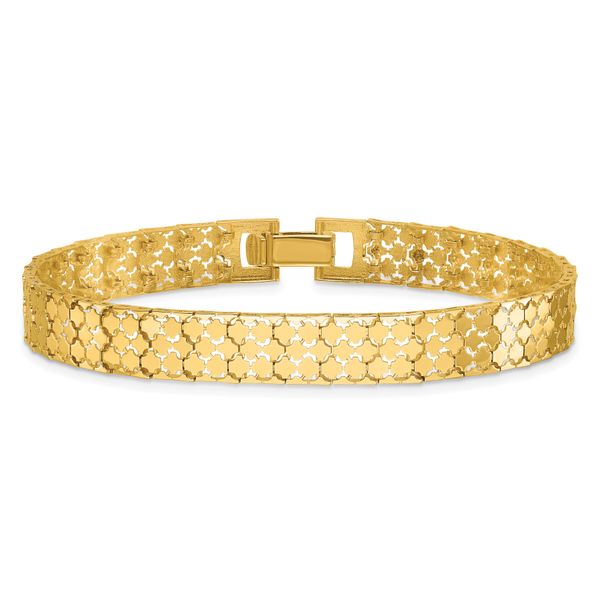 Leslie's 14K Polished Fancy Bracelet - Image 3