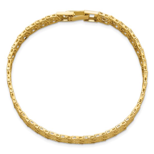 Leslie's 14K Polished Fancy Bracelet - Image 4