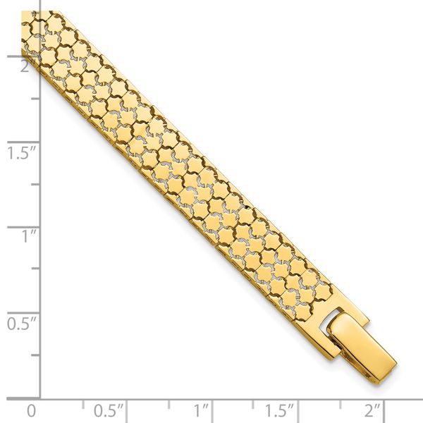 Leslie's 14K Polished Fancy Bracelet - Image 5