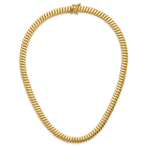 Leslie's 14K Polished Fancy Link Necklace - Image 4