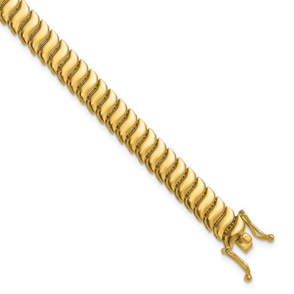 Leslie's 14K Polished Fancy Link Bracelet