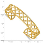 Leslie's 14K Polished Fancy Flexible Cuff Bangle - Image 3