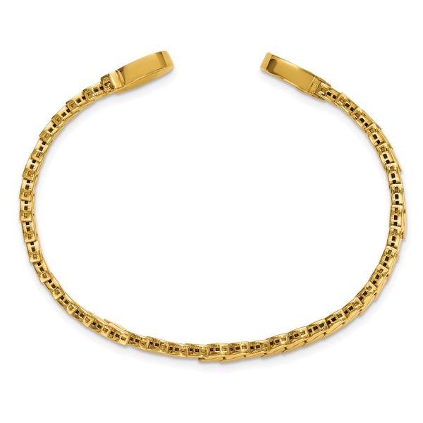 Leslie's 14K Polished S-Link Cuff Bangle - Image 2