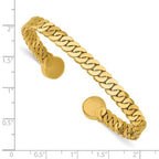 Leslie's 14K Polished S-Link Cuff Bangle - Image 3