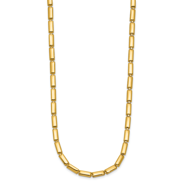 Leslie's 14K Polished 3.6mm Bar Link Necklace - Image 2