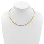 Leslie's 14K Polished 3.6mm Bar Link Necklace - Image 3
