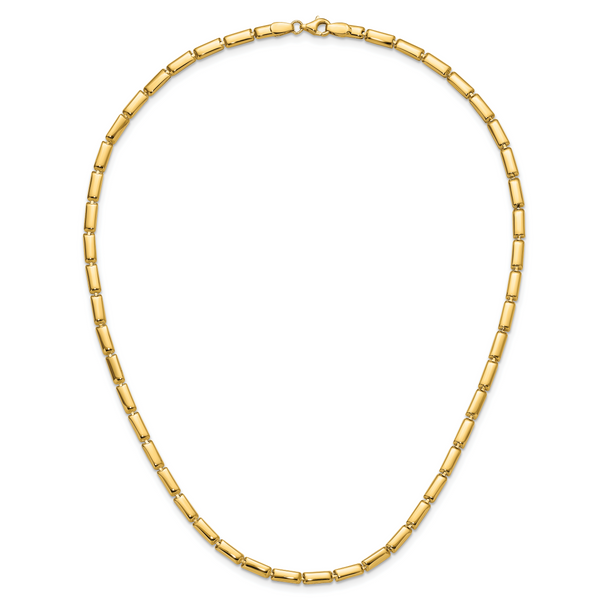Leslie's 14K Polished 3.6mm Bar Link Necklace - Image 4
