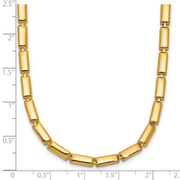 Leslie's 14K Polished 3.6mm Bar Link Necklace - Image 5
