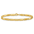 Leslie's 14K Polished 3.6mm Bar Link Bracelet - Image 3