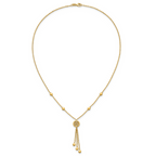 Leslie's 14K Polished Fancy Filigree Circles Dangle Necklace - Image 4