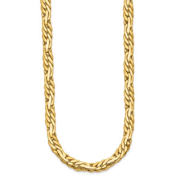 Leslie's 14K Polished 7.5mm Fancy Link Necklace - Image 2