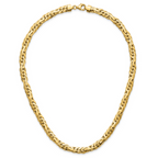 Leslie's 14K Polished 7.5mm Fancy Link Necklace - Image 4