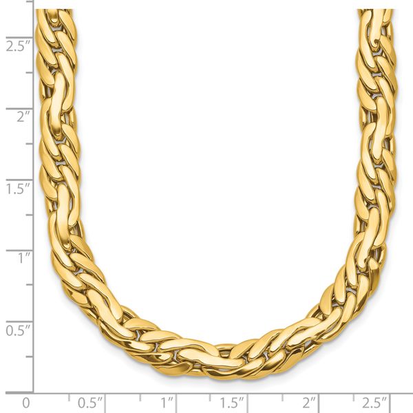 Leslie's 14K Polished 7.5mm Fancy Link Necklace - Image 5