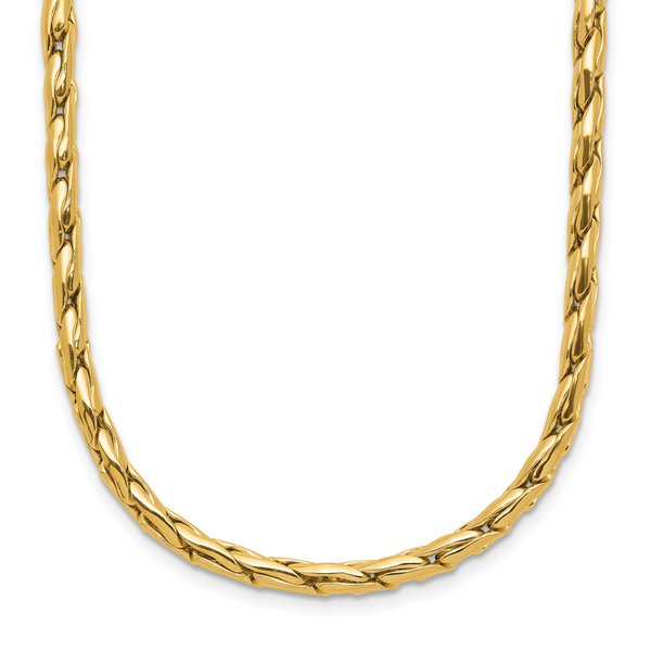 Leslie's 14K Polished 3.5mm Fancy Link Necklace