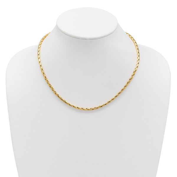 Leslie's 14K Polished 3.5mm Fancy Link Necklace - Image 3