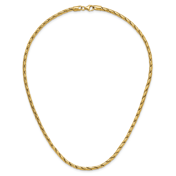 Leslie's 14K Polished 3.5mm Fancy Link Necklace - Image 4