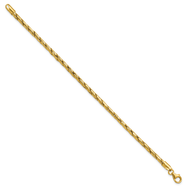 Leslie's 14K Polished 3.5mm Fancy Link Bracelet - Image 2