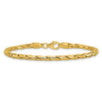 Leslie's 14K Polished 3.5mm Fancy Link Bracelet - Image 3