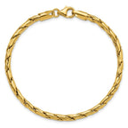 Leslie's 14K Polished 3.5mm Fancy Link Bracelet - Image 4