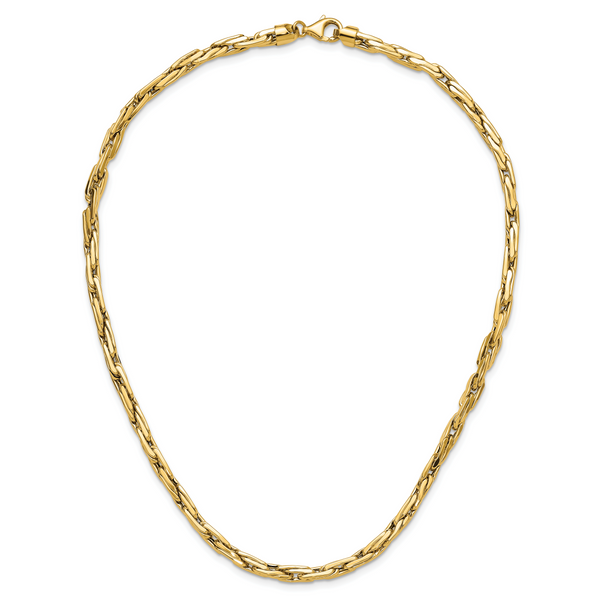 Leslie's 14K Polished 5.0mm Fancy Link Necklace - Image 4